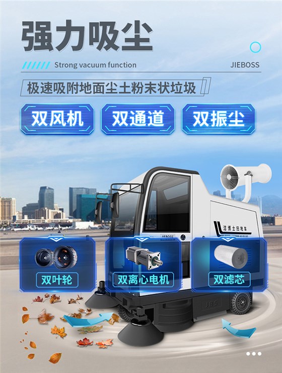 全封閉駕駛式電動(dòng)掃地車(chē)1980