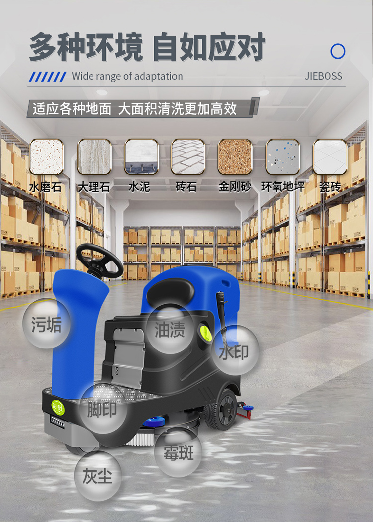 潔博士電動(dòng)駕駛洗地機JIEBOSS-780A 潔博士電動(dòng)駕駛洗地機JIEBOSS-780A
